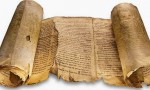 origin of the Bible - old scroll